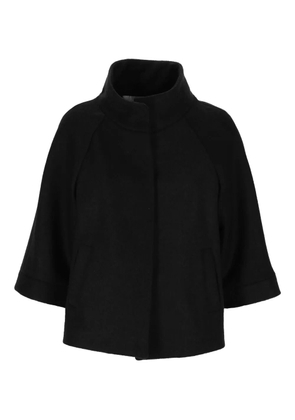 Chiara Ferragni funnel-neck long-sleeve jacket - Black