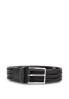 ATHISON woven pin-buckle belt - Black