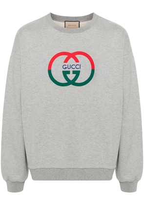 Gucci printed cotton sweatshirt - Grey