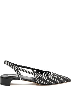 Gabriela Hearst Perro woven slingback pumps - Black