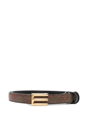 ETRO paisley-pattern belt - Brown