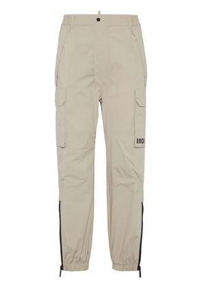 DSQUARED2 tapered cargo trousers - Neutrals