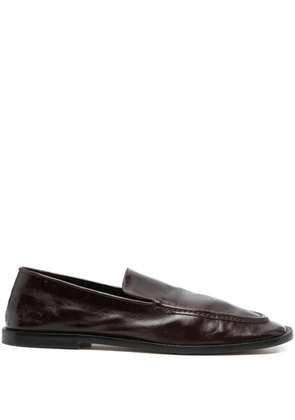 Alysi leather loafers - Brown