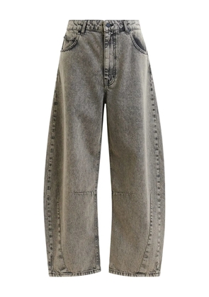 Essentiel Antwerp twisted-seam barrel jeans - Grey