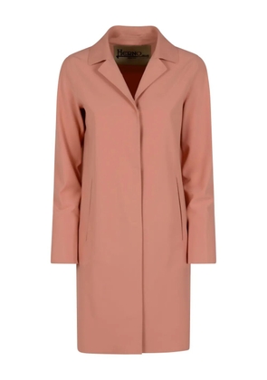 Herno collar-detail coat - Pink
