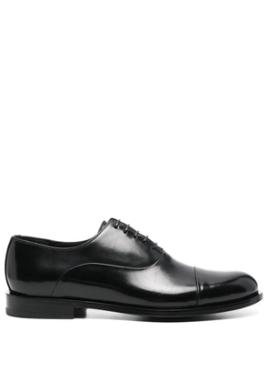 Tagliatore leather brogues - Black