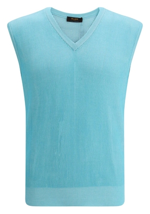 Moorer Anson-sia gilet - Blue