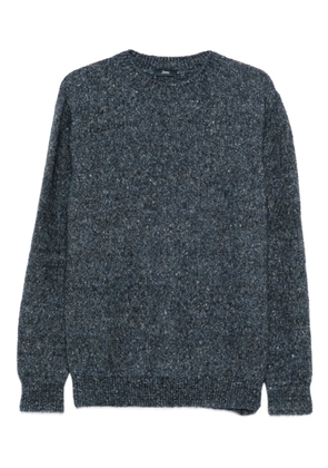 Herno crew-neck sweater - Blue