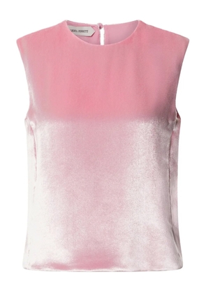 Alberta Ferretti satin-effect sleeveless top - Pink