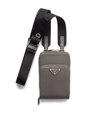 Prada zip-around phone pouch - Grey