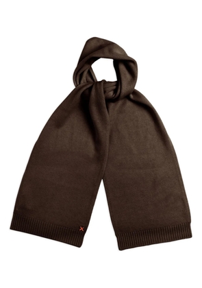 Chinti & Parker ribbed rectangular scarf - Brown