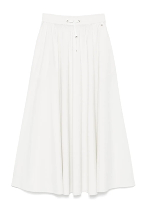 Herno flared midi skirt - White