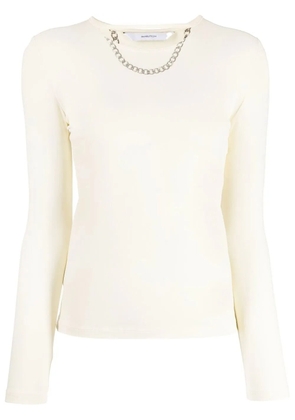 pushBUTTON long-sleeve top - Yellow