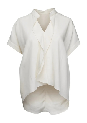 Zero + Maria Cornejo stand-collar blouse - Neutrals