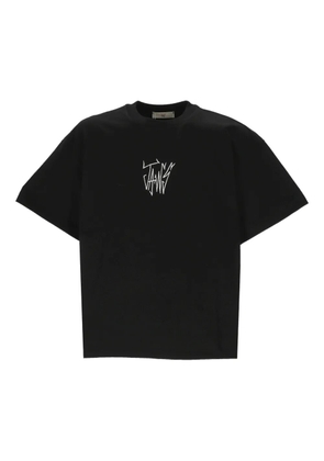 Jaws round-neck graphic T-shirt - Black