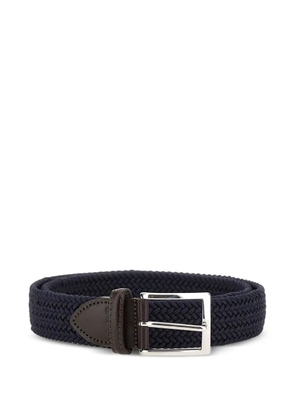 ATHISON braided pin-buckle belt - Blue