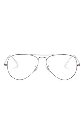 Ray-Ban Aviator-frame glasses - Silver