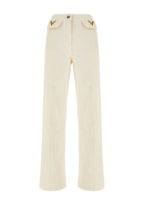 Valentino Garavani V-shaped pocket-detail jeans - Neutrals