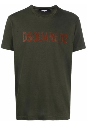 DSQUARED2 logo-print short-sleeve T-shirt - Green