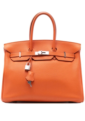 Hermès Pre-Owned 2007 Clemence Birkin Retourne 35 handbag - Orange