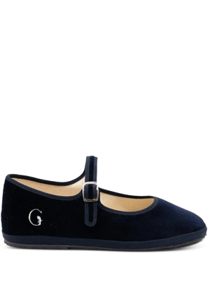 Gondolina Torcello Mary Jane buckle-strap ballet flats - Blue