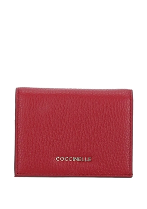 Coccinelle pebbled leather wallet - Red