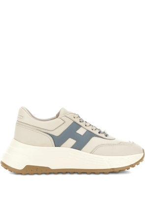 Hogan Hi-Fi leather sneakers - Neutrals