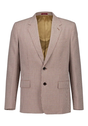 Gucci gingham-pattern blazer - Brown