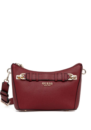 GUESS USA logo-appliqué shoulder bag - Red