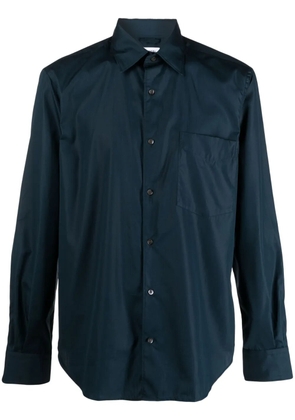 ASPESI chest-pocket cotton shirt - Blue
