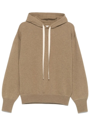 Jil Sander cashmere hoodie - Brown
