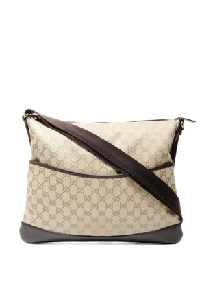 Gucci Pre-Owned 2000-2015 GG canvas shoulder bag - Neutrals