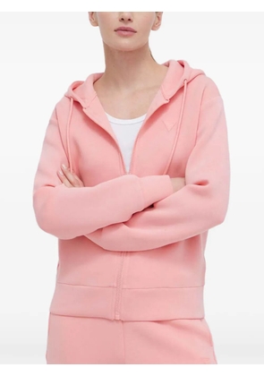 GUESS USA zip-up long-sleeve hoodie - Pink