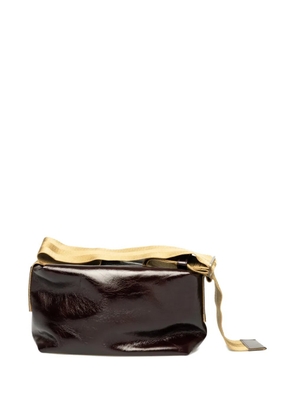 Uma Wang rectangle shoulder bag - Brown