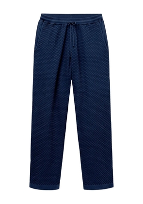 CHÉ textured drawstring trousers - Blue