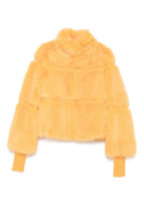 Patrizia Pepe faux fur jacket - Orange