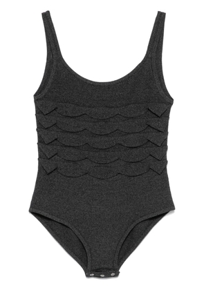 Nanushka textured knitted bodysuit - Grey
