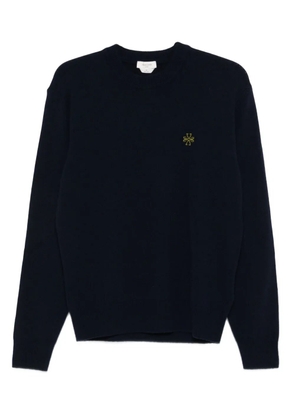 Jacob Cohën logo-embroidered crew-neck sweater - Blue