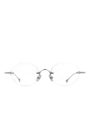 Eyepetizer round-frame metal glasses - Silver