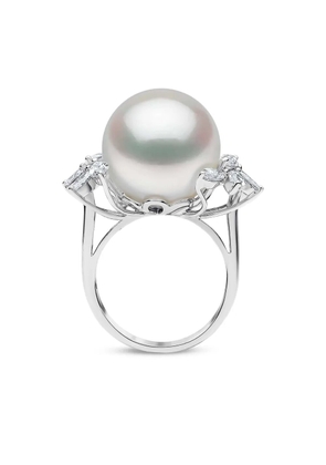 Yoko London Duchess diamond and pearl ring - Silver
