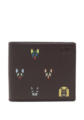 LOEWE x Louis Wain cartoon-print wallet - Brown