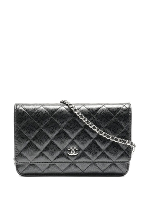 CHANEL Pre-Owned 2021-2025 chain-strap shoulder bag - Black