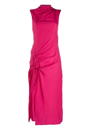 Off-White DNA spiral dress - Pink