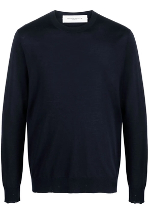 Golden Goose logo-patch sweatshirt - Blue