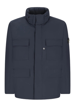 Stone Island compass-badge field jacket - Blue