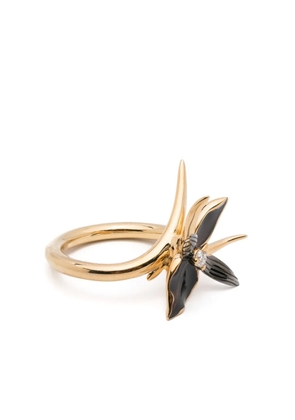 Shaun Leane interlocking flower diamond ring - Gold