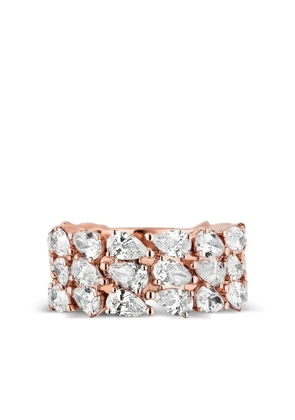 Jewels Aficionado 18K rose gold diamond ring - Pink