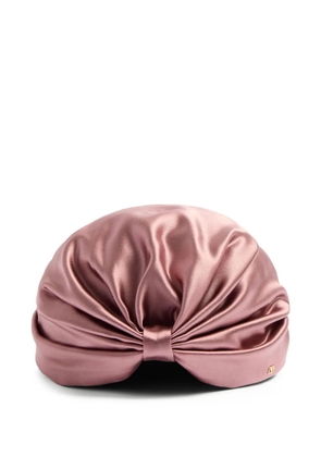 Valentino Garavani VLogo Signature silk head scarf - Pink