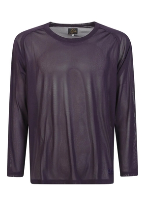 Needles mesh long-sleeved T-shirt - Purple
