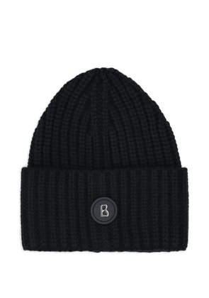 BOGNER ribbed logo hat - Black